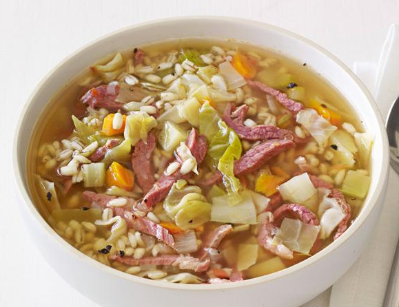 Corned Beef and Cabbage Soup