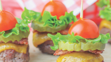 Lean & Green Bacon Cheeseburger Bites