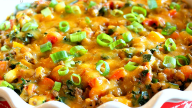 Cheesy Taco Vegetable Skillet